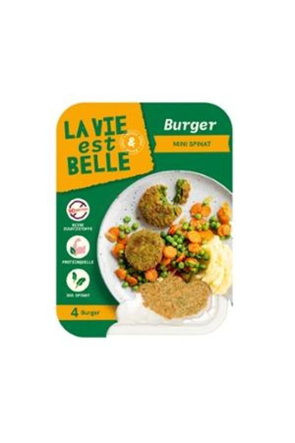 Produktfoto zu Burger Mini Spinat von La vie est Belle