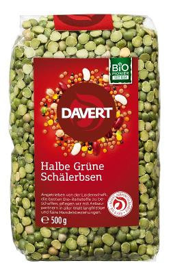 Produktfoto zu Halbe Grüne Schälerbsen  von Davert