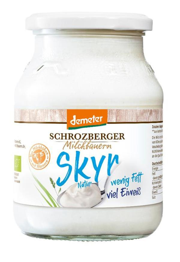 Produktfoto zu Skyr natur im Glas von Schrozberger