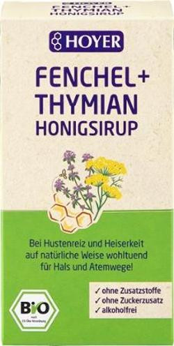 Produktfoto zu Fenchel+Thymian Honigsirup von Hoyer