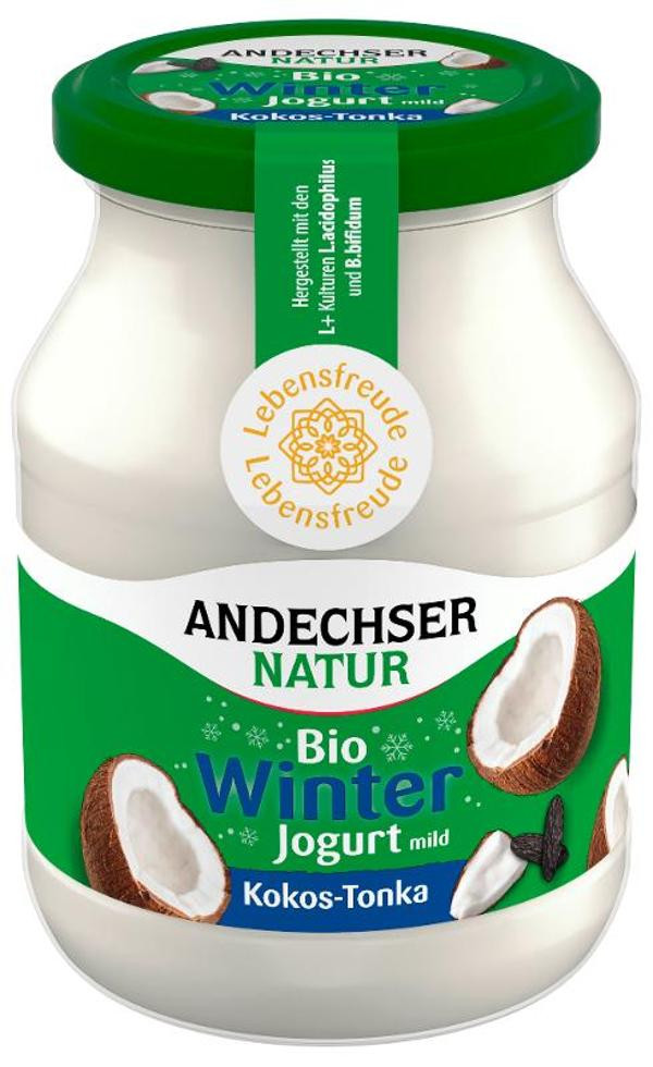 Produktfoto zu Joghurt Kokos-Tonkabohne 3,8% von Andechser