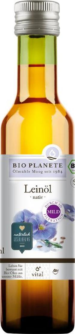 Produktfoto zu Kleine Flasche Leinöl nativ von BIO PLANÈTE