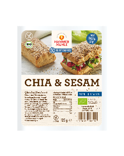 Produktfoto zu Chia Sesam Brötchen von Hammermühle