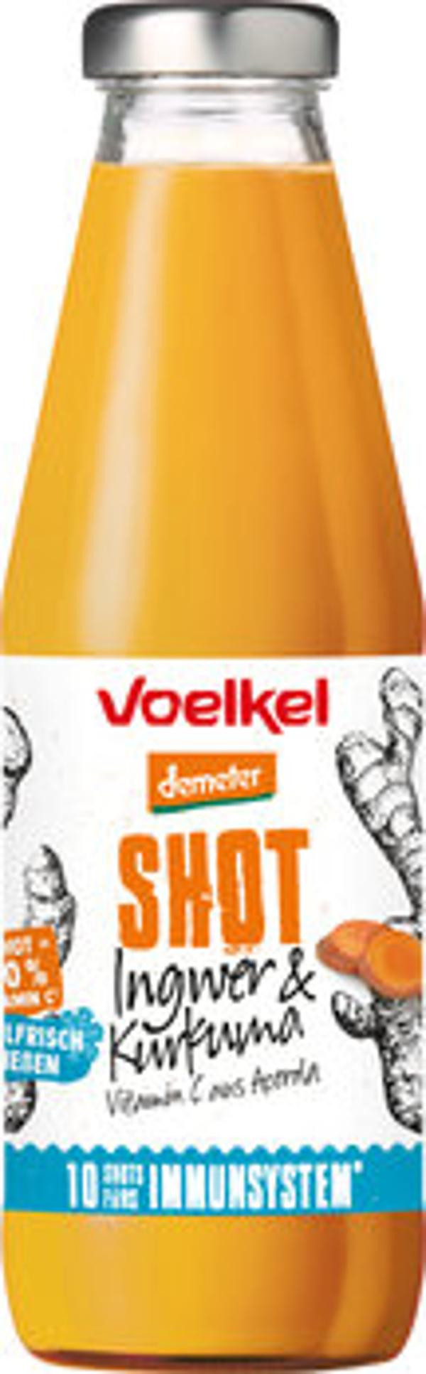 Produktfoto zu Shot Ingwer & Kurkuma kühlfrisch von Voelkel