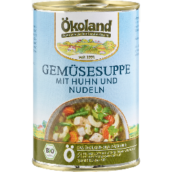 Produktfoto zu Gemüsesuppe mit Huhn von Ökoland