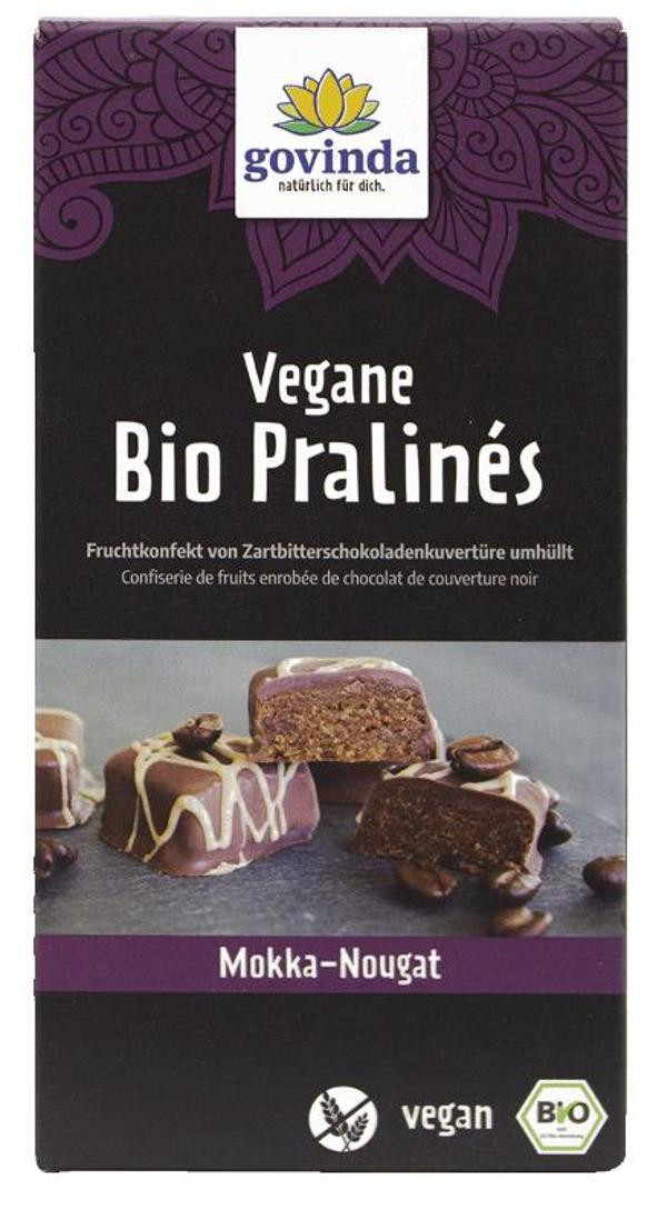 Produktfoto zu Vegane Pralinés Mokka Nougat von Govinda