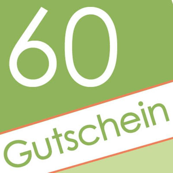 Produktfoto zu Geschenkgutschein über 60€