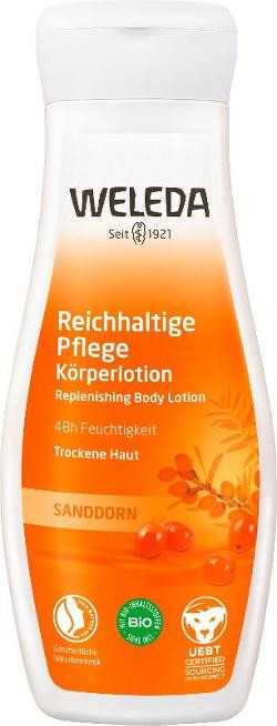 Produktfoto zu Sanddorn Reichhaltige Pflege Körperlotion von Weleda