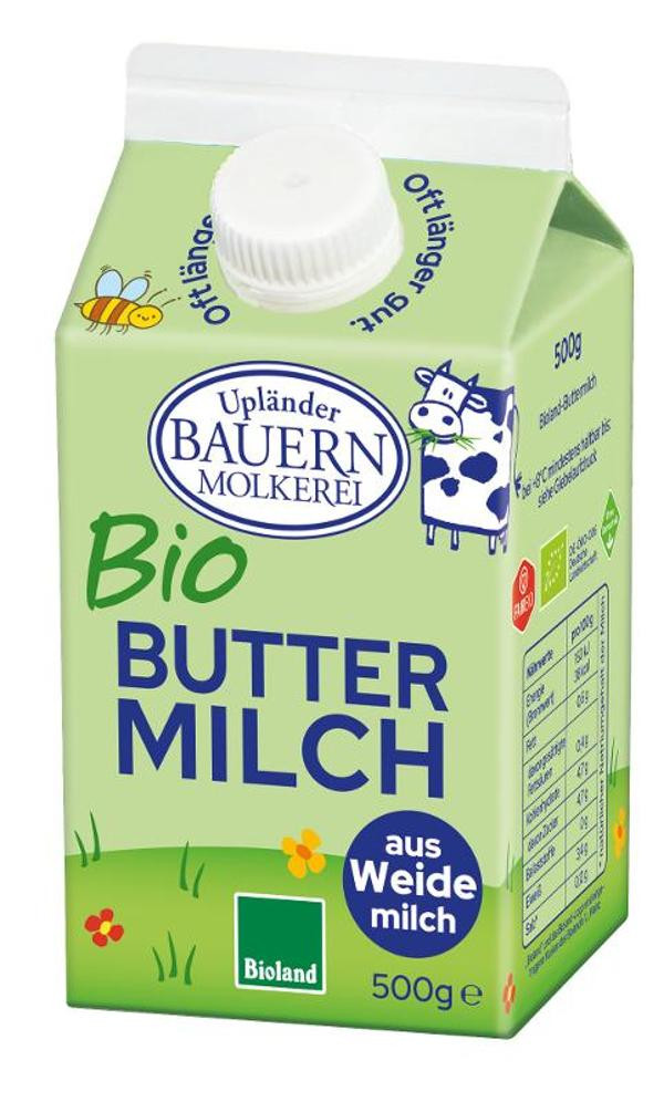 Produktfoto zu Buttermilch 500g von Upländer Bauernmolkerei