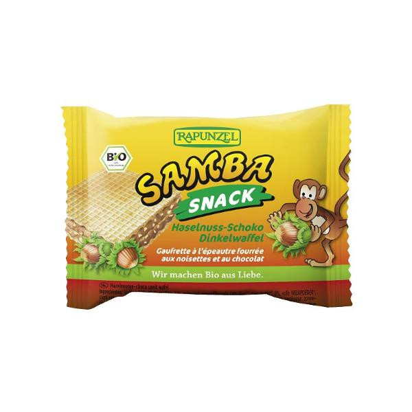 Produktfoto zu Samba Snack, Haselnuss-Schoko-Schnitte, 3er Pack von Rapunzel