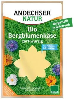 Produktfoto zu Alpenblumenkäse in Scheiben von Andechser