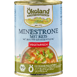 Produktfoto zu Minestrone mit Reis von Ökoland