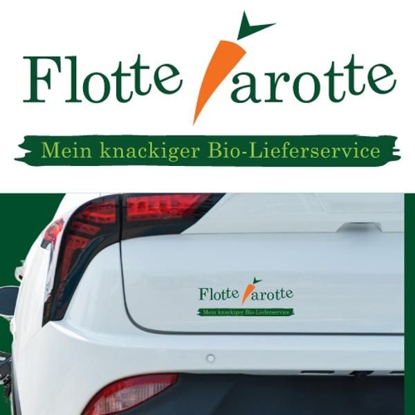 Produktfoto zu Flotte Karotte Fan-Aufkleber - helle Fahrzeuge