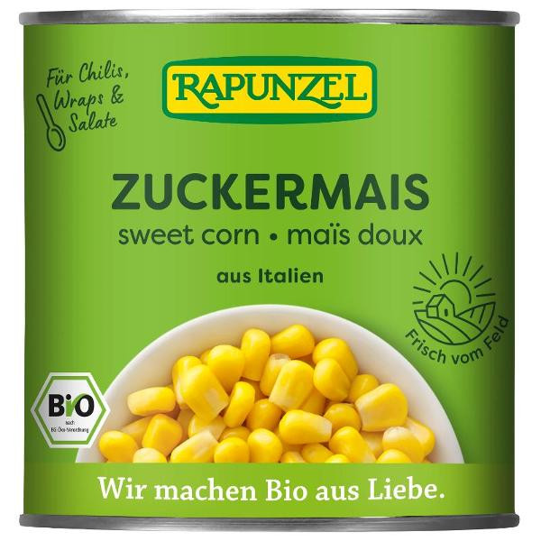 Produktfoto zu Zuckermais in der Dose von Rapunzel