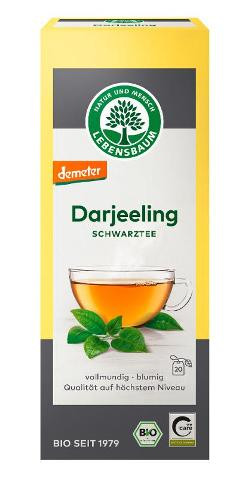 Produktfoto zu Schwarztee Darjeeling Ambootia Teebeutel von Lebensbaum