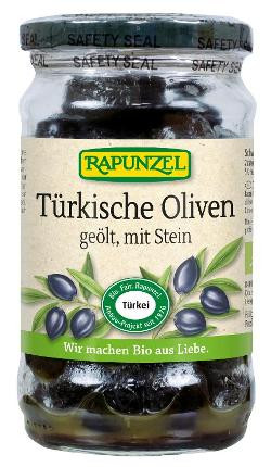 Produktfoto zu Oliven, schwarz mit Stein von Rapunzel