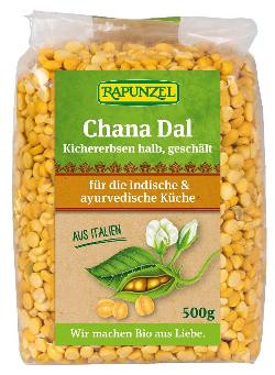 Produktfoto zu Chana Dal - Halbe Kischererbsen von Rapunzel