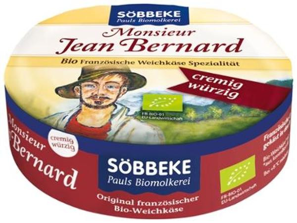 Produktfoto zu Monsieur Jean Bernard Weichkäse von Söbbeke