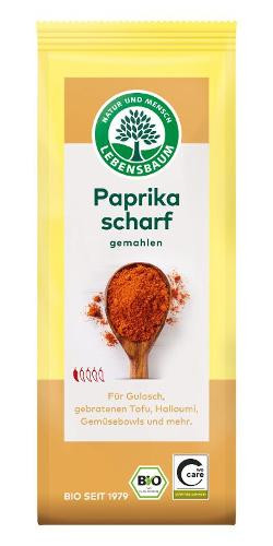 Produktfoto zu Paprika, scharf von Lebensbaum