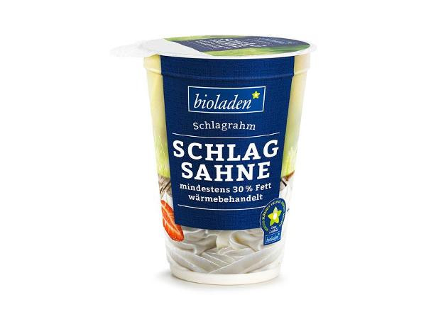 Produktfoto zu Schlagsahne 30% im Becher von bioladen