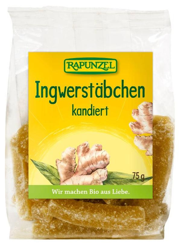 Produktfoto zu Kandierte Ingwerstäbchen von Rapunzel