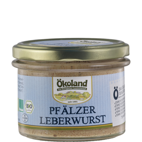 Produktfoto zu Pfälzer Leberwurst im Glas von Ökoland