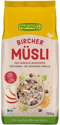 Produktfoto zu Bircher Müsli von Rapunzel