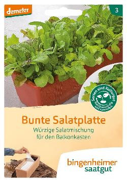 Produktfoto zu Saatgut Salatplatte von Bingenheimer