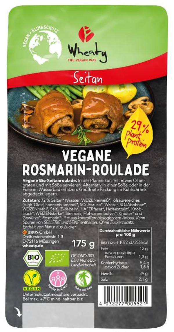 Produktfoto zu Rosmarin Roulade von Wheaty