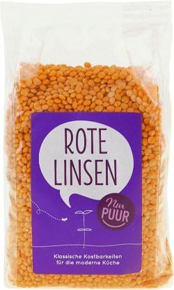 Produktfoto zu Rote Linsen von nur puur