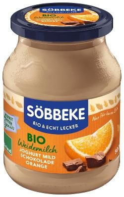 Produktfoto zu Joghurt Schoko-Orange 3,8% von Söbbeke