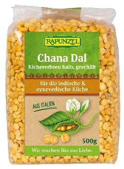 Produktfoto zu Chana Dal - Halbe Kischererbsen von Rapunzel