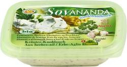 Produktfoto zu Soja Frischkäse Kräuter-Knoblauch von Soyana