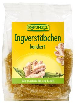 Produktfoto zu Kandierte Ingwerstäbchen von Rapunzel