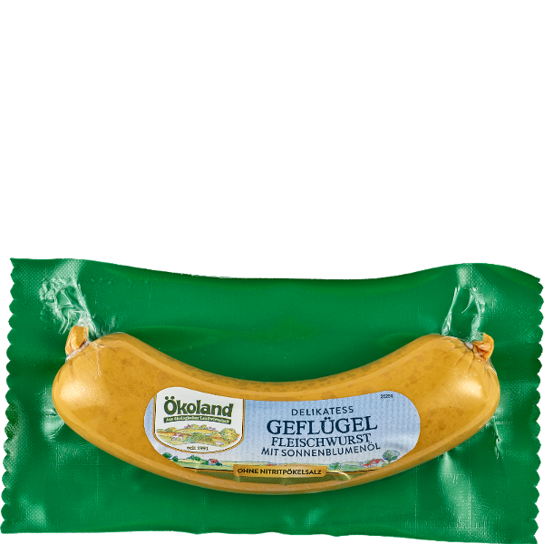 Produktfoto zu Geflügel Fleischwurst von Ökoland