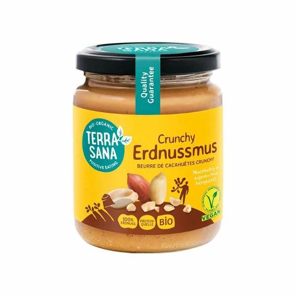 Produktfoto zu Erdnussmus Crunchy von TerraSana