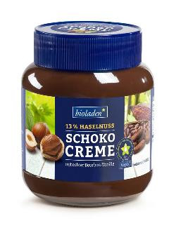 Produktfoto zu Haselnuss Schokocreme 13% von bioladen