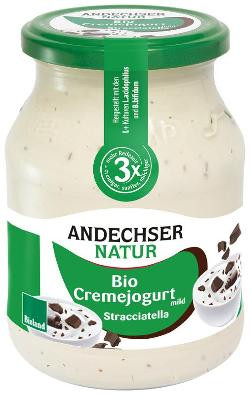 Produktfoto zu Joghurt Stracciatella von Andechser