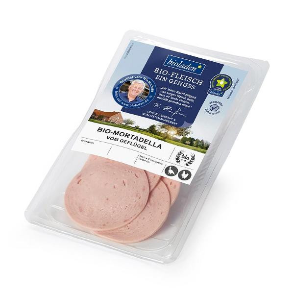 Produktfoto zu Geflügel Mortadella von bioladen