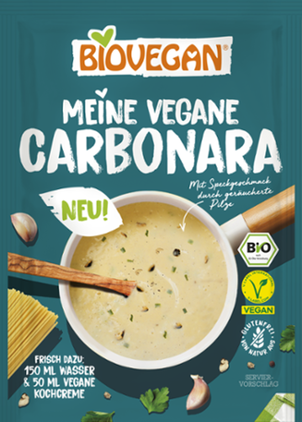 Produktfoto zu Vegane Sauce Carbonara von Biovegan