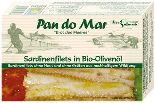 Produktfoto zu Sardinenfilet in Olivenöl von Pan do Mar