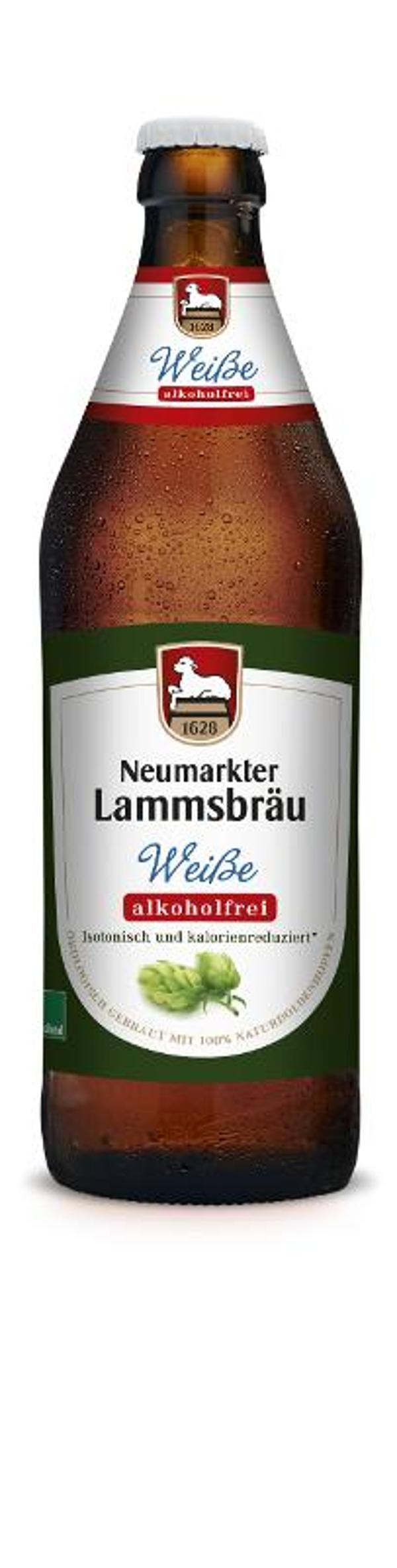 Produktfoto zu 10er Kasten Lammsbräu Weißbier alkoholfrei