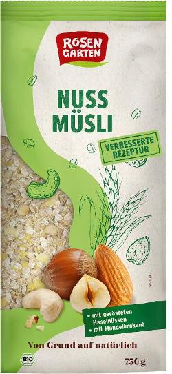 Produktfoto zu Nuss-Müsli von Rosengarten