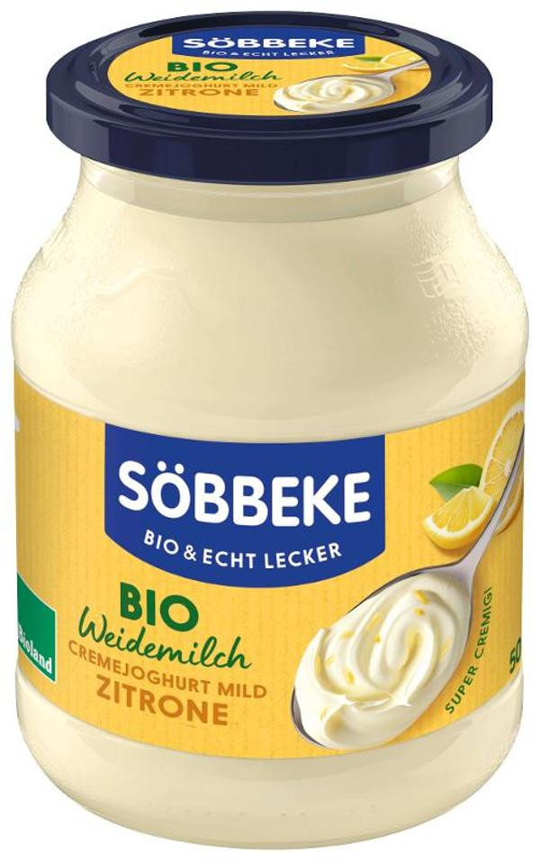 Produktfoto zu Zitronencreme-Joghurt von Söbbeke