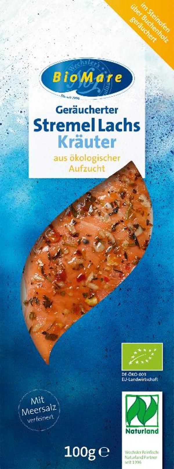 Produktfoto zu Stremellachs Kräuter, heißgeräuchert von BioMare