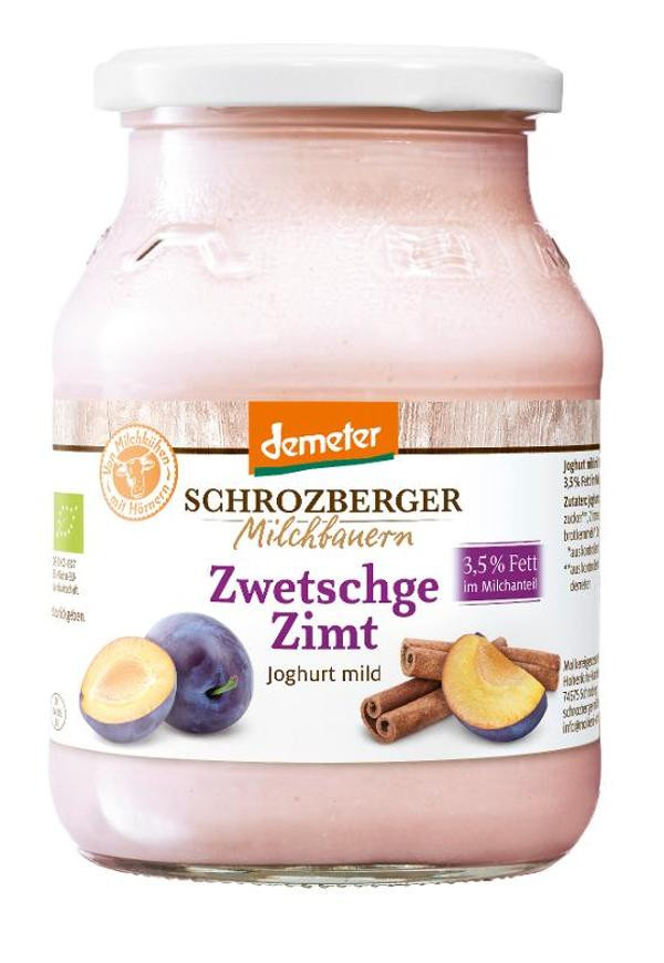 Produktfoto zu Joghurt Zwetschge-Zimt 3,5% von Schrozberger