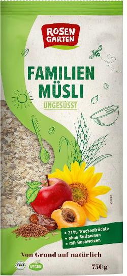 Produktfoto zu Familien Müsli von Rosengarten