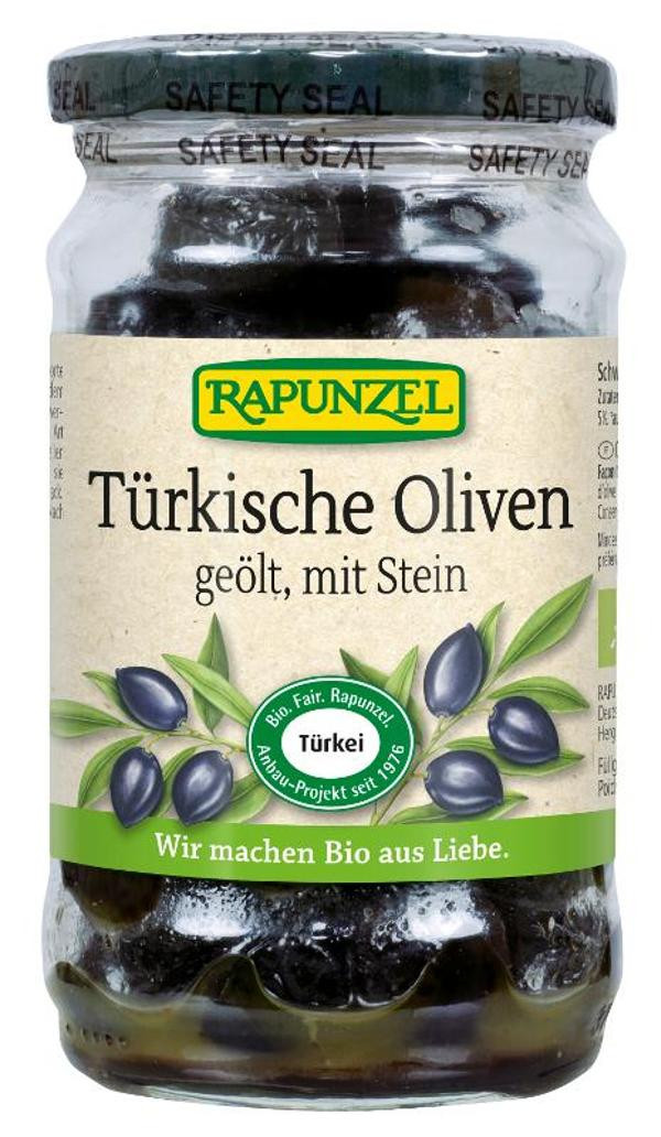 Produktfoto zu Oliven, schwarz mit Stein von Rapunzel