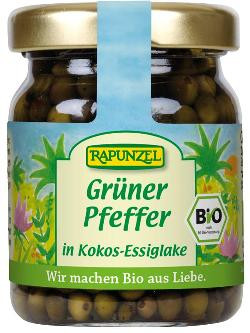 Produktfoto zu Grüner Pfeffer in Kokos-Essiglake von Rapunzel