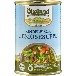 Produktfoto zu Rindfleisch Gemüsesuppe von Ökoland